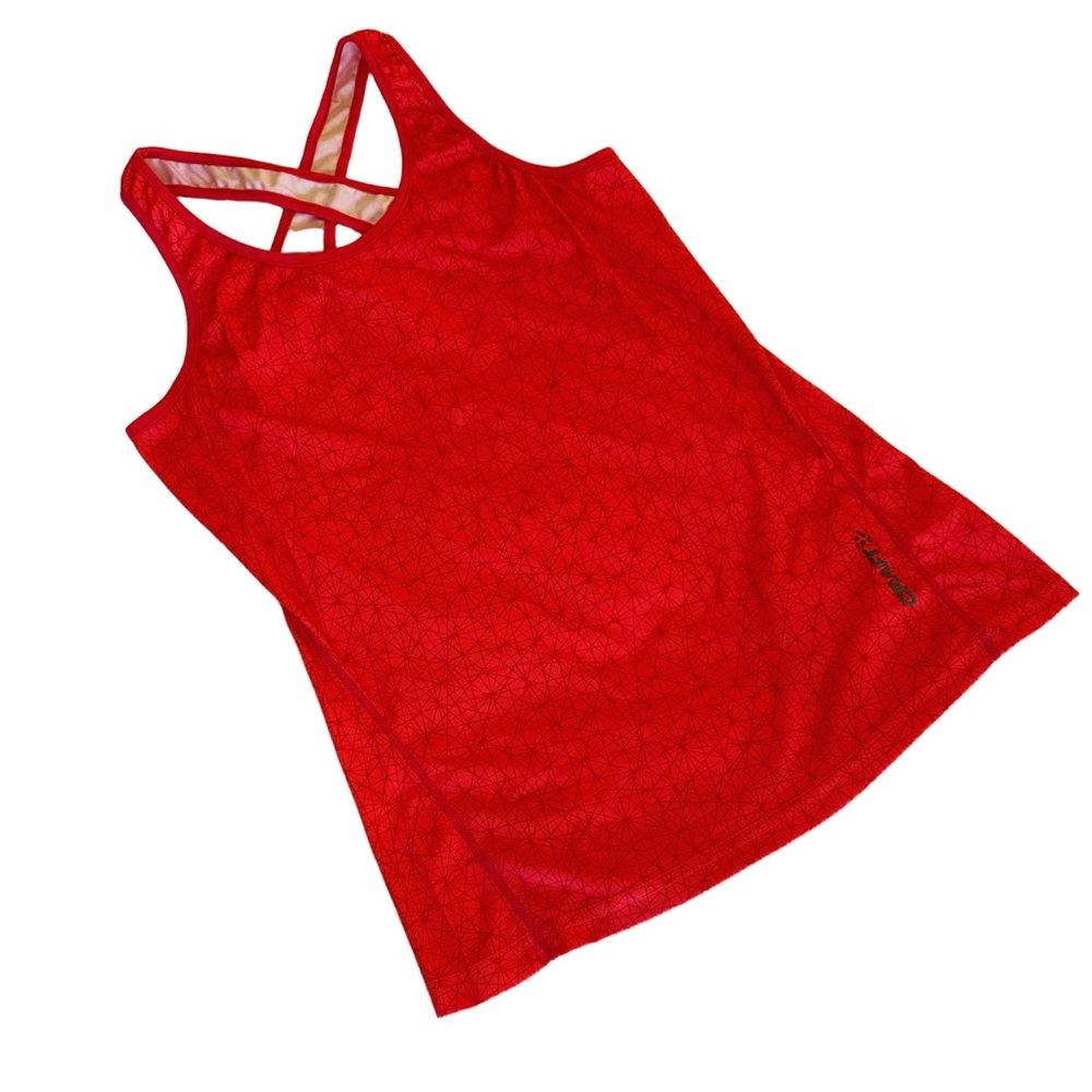 Craft Vibrant Coral cross back tank Top